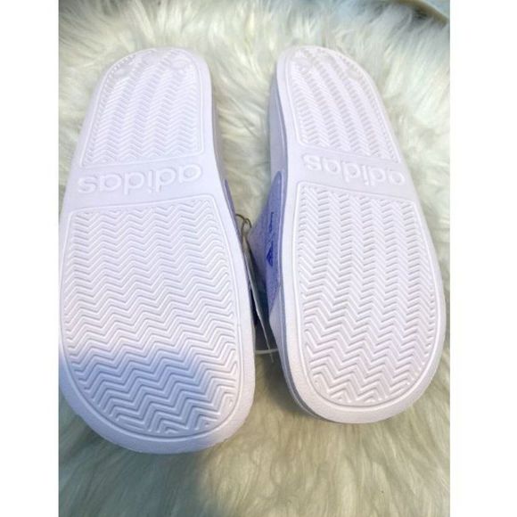 adidas Adilette Shower Slide Sandal, Purple Tint/Light Purple/Almost Pink Sz 6 - Picture 5 of 6